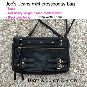 Joe's Jeans mini crossbody bag  $15 (Black)